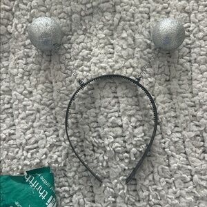 Silver and Black Alien Headband
